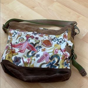 Lucky Brand canvas shoulder bag